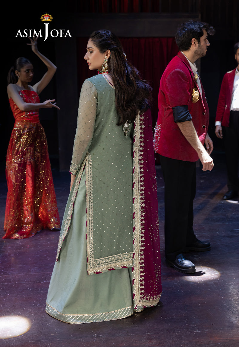 Asim Jofa | Luxury Festive Rejoice | AJLFF-13 by Asim Jofa - Designer Dress - Type: Ladies Clothes - Available at Libayah - 100% Original