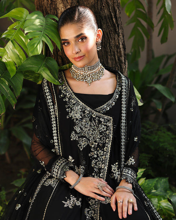 Roheenaz | Aangan Chiffon Collection 25 | Zyrah by Roheenaz - Designer Dress  - Type : Ladies Clothes - Available at Libayah - 100% Original 