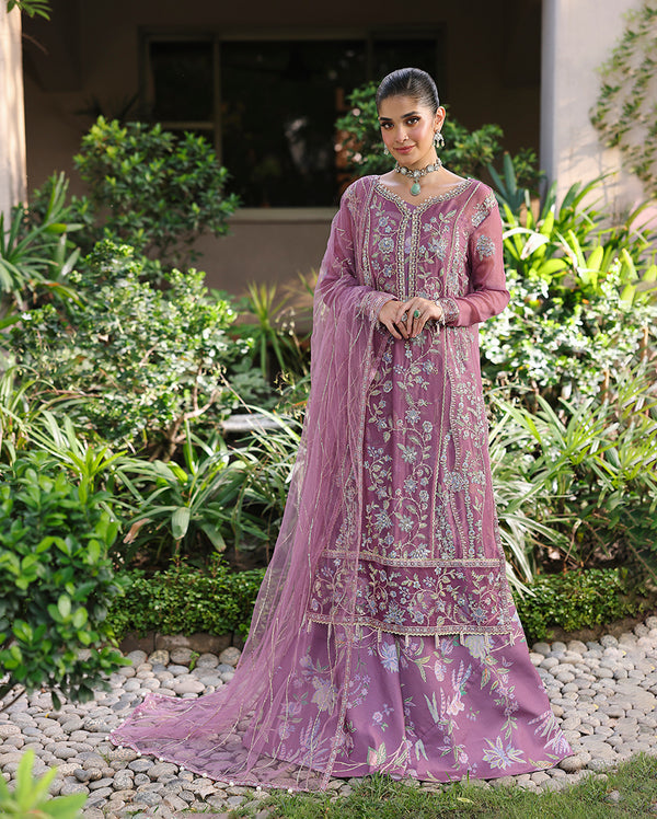 Roheenaz | Aangan Chiffon Collection 25 | Arooj by Roheenaz - Designer Dress  - Type : Ladies Clothes - Available at Libayah - 100% Original 