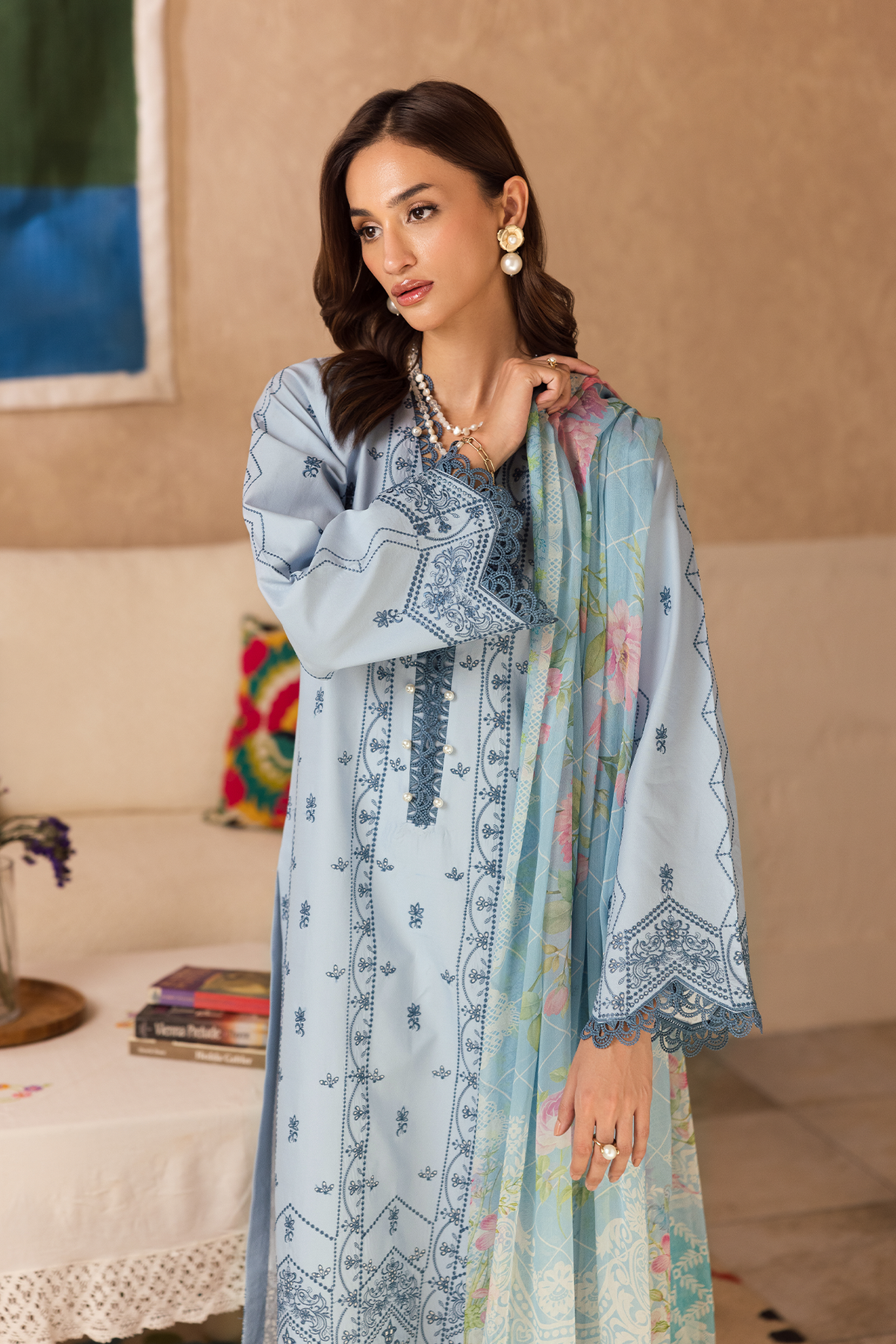 Rajbari | Nissa Chikankari Exclusive | Exclusive 12 - by Libayah - Registered Vendor of : Rajbari - 100% Original Designer Dress