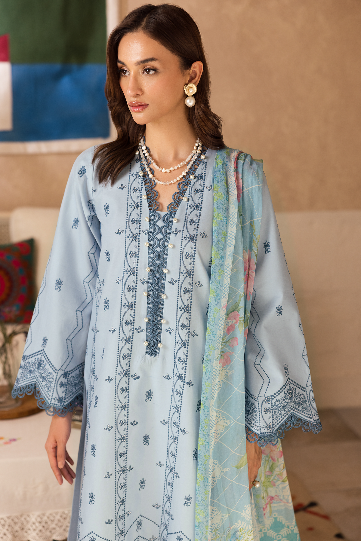 Rajbari | Nissa Chikankari Exclusive | Exclusive 12 - by Libayah - Registered Vendor of : Rajbari - 100% Original Designer Dress