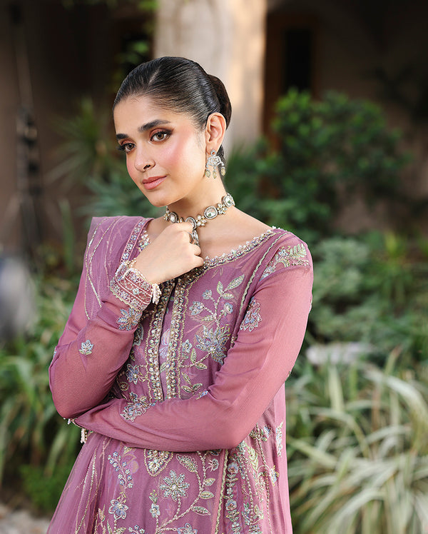 Roheenaz | Aangan Chiffon Collection 25 | Arooj by Roheenaz - Designer Dress  - Type : Ladies Clothes - Available at Libayah - 100% Original 
