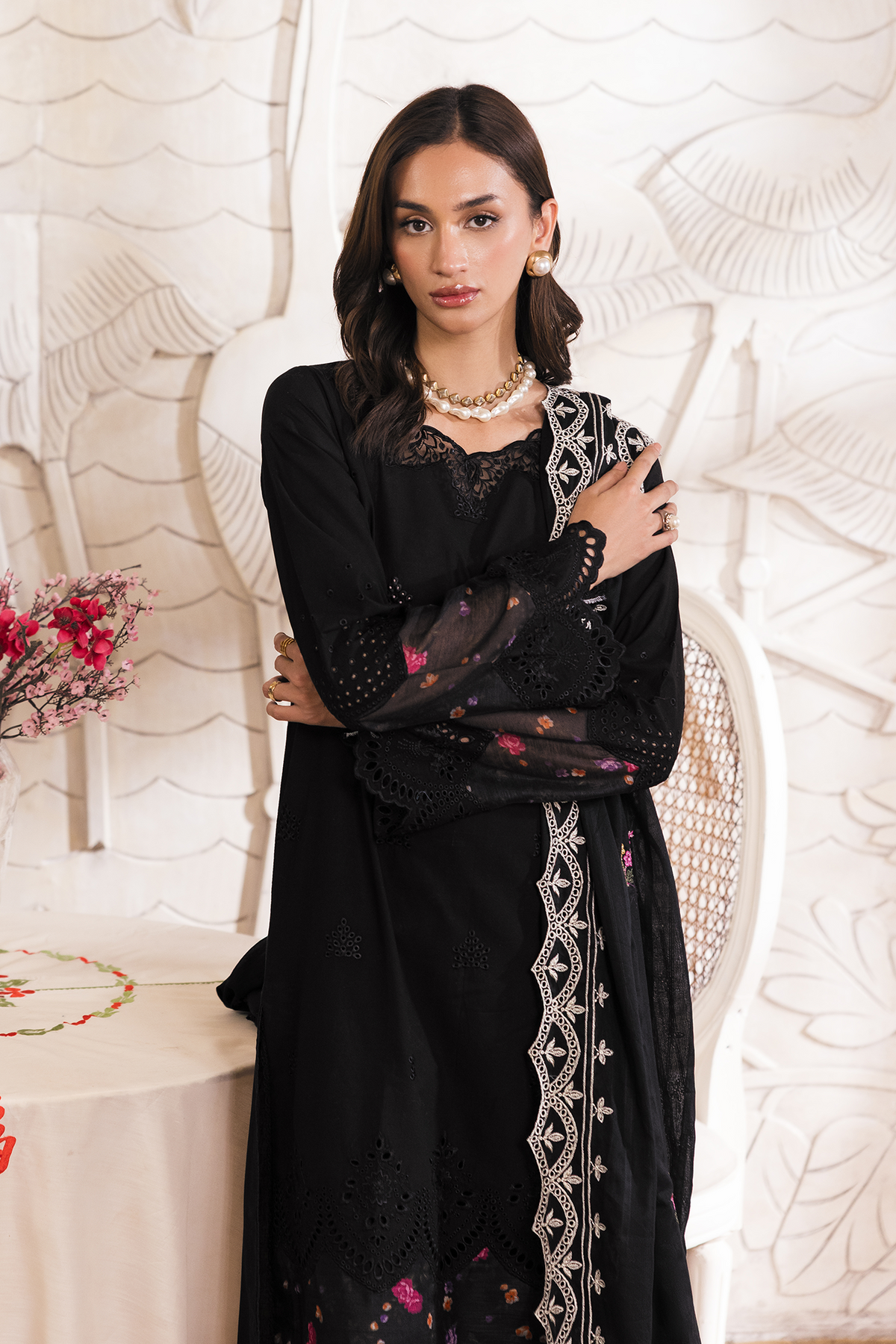 Rajbari | Nissa Chikankari Exclusive | Exclusive 11 - by Libayah - Registered Vendor of : Rajbari - 100% Original Designer Dress