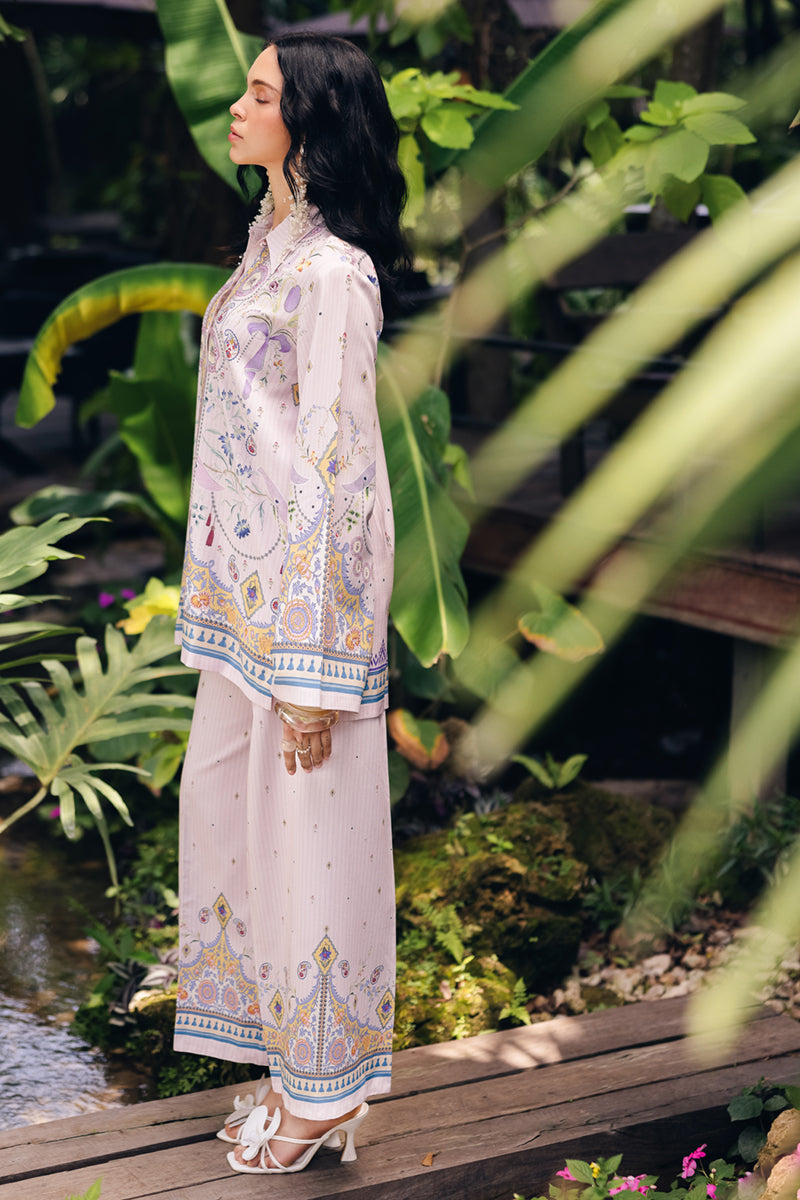 Qalamkar | Printed Co Ords 25 | OP-08 Ruhi by Qalamkar - Designer Dress - Type: Ladies Clothes - Available at Libayah - 100% Original