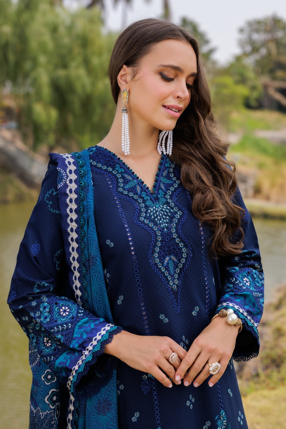 Xenia Formals | Luxury Lawn 25 | MURCIA by Xenia Formals - Designer Dress - Type: Ladies Clothes - Available at Libayah - 100% Original