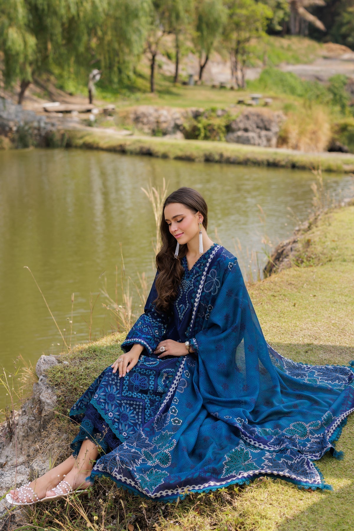 Xenia Formals | Luxury Lawn 25 | MURCIA by Xenia Formals - Designer Dress - Type: Ladies Clothes - Available at Libayah - 100% Original