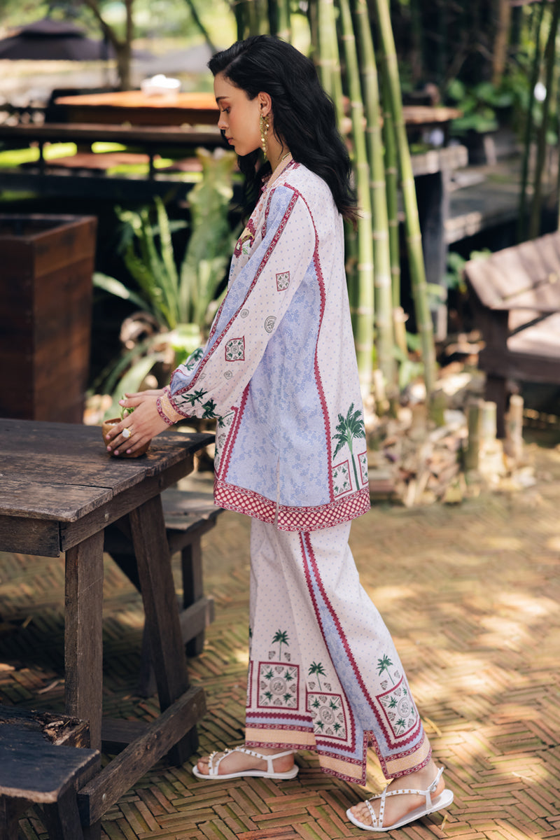 Qalamkar | Printed Co Ords 25 | OP-05 Rihana by Qalamkar - Designer Dress - Type: Ladies Clothes - Available at Libayah - 100% Original