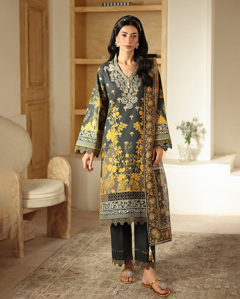 Roheenaz | Pareesa Cambric | Zimal by Roheenaz - Designer Dress  - Type : Ladies Clothes - Available at Libayah - 100% Original 