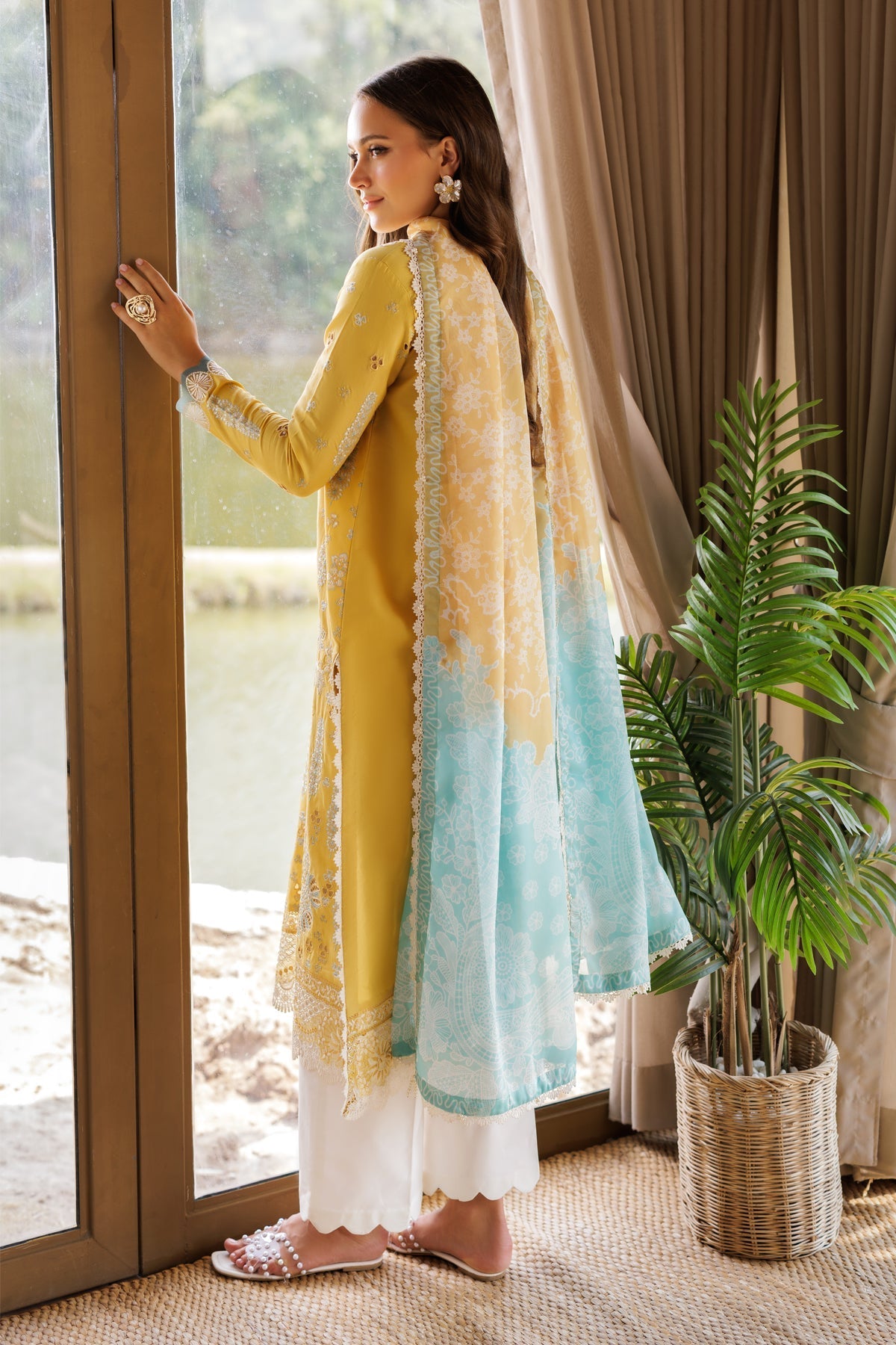 Xenia Formals | Luxury Lawn 25 | SINSEAD by Xenia Formals - Designer Dress - Type: Ladies Clothes - Available at Libayah - 100% Original