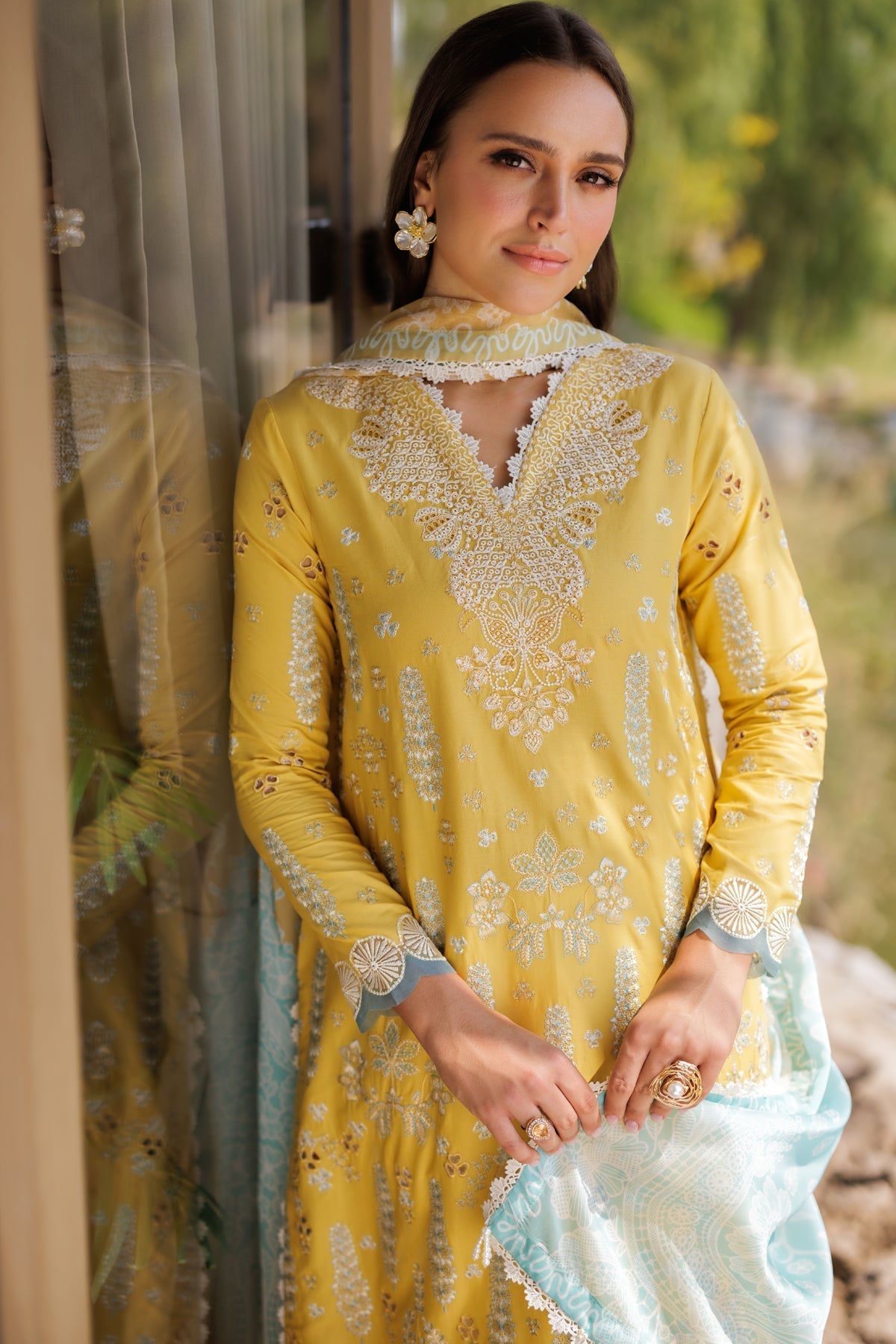 Xenia Formals | Luxury Lawn 25 | SINSEAD by Xenia Formals - Designer Dress - Type: Ladies Clothes - Available at Libayah - 100% Original