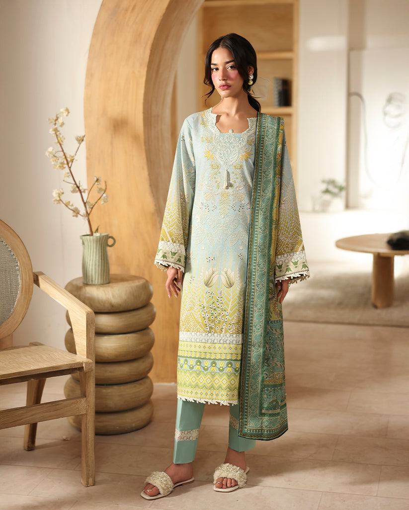 Roheenaz | Pareesa Cambric | Zirwa by Roheenaz - Designer Dress  - Type : Ladies Clothes - Available at Libayah - 100% Original 