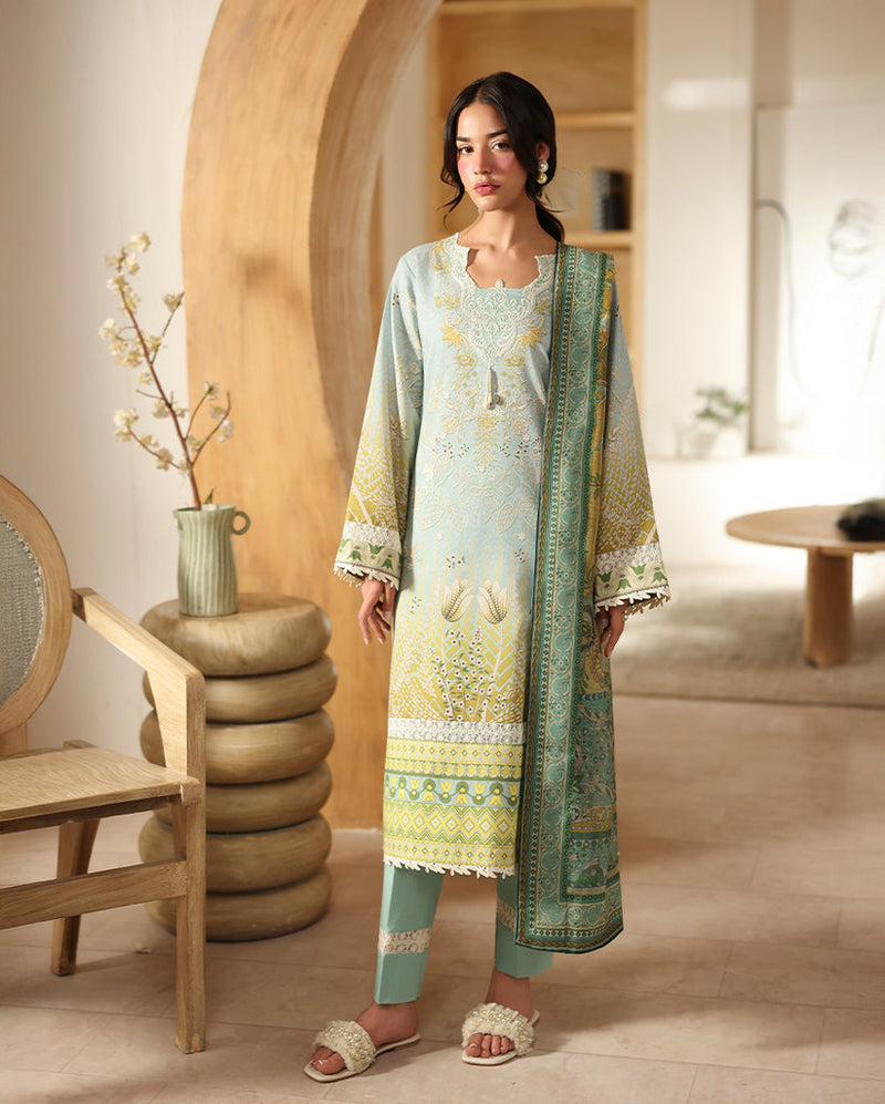 Roheenaz | Pareesa Cambric | Zirwa by Roheenaz - Designer Dress  - Type : Ladies Clothes - Available at Libayah - 100% Original 