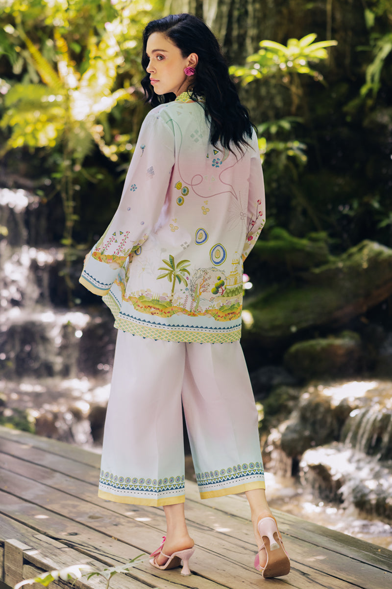 Qalamkar | Printed Co Ords 25 | OP-09 Sigr by Qalamkar - Designer Dress - Type: Ladies Clothes - Available at Libayah - 100% Original