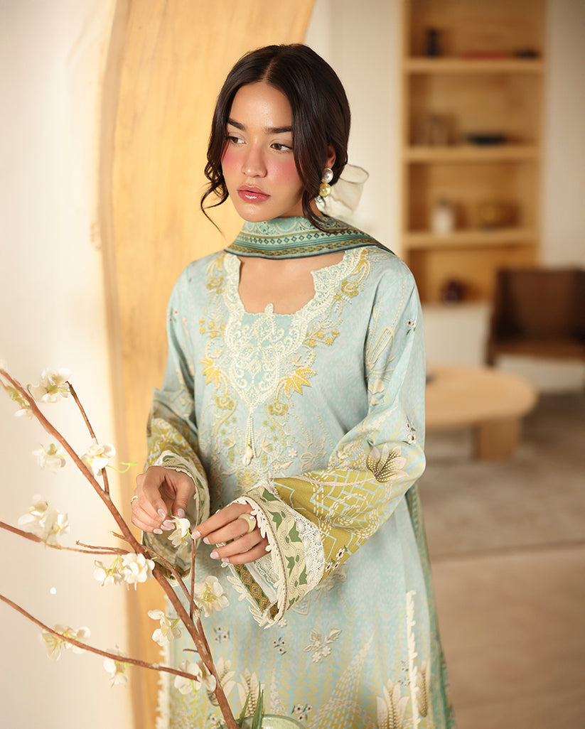 Roheenaz | Pareesa Cambric | Zirwa by Roheenaz - Designer Dress  - Type : Ladies Clothes - Available at Libayah - 100% Original 