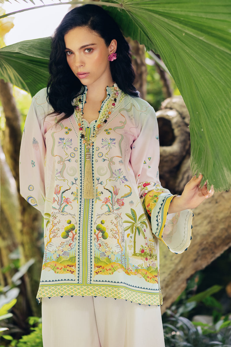 Qalamkar | Printed Co Ords 25 | OP-09 Sigr by Qalamkar - Designer Dress - Type: Ladies Clothes - Available at Libayah - 100% Original