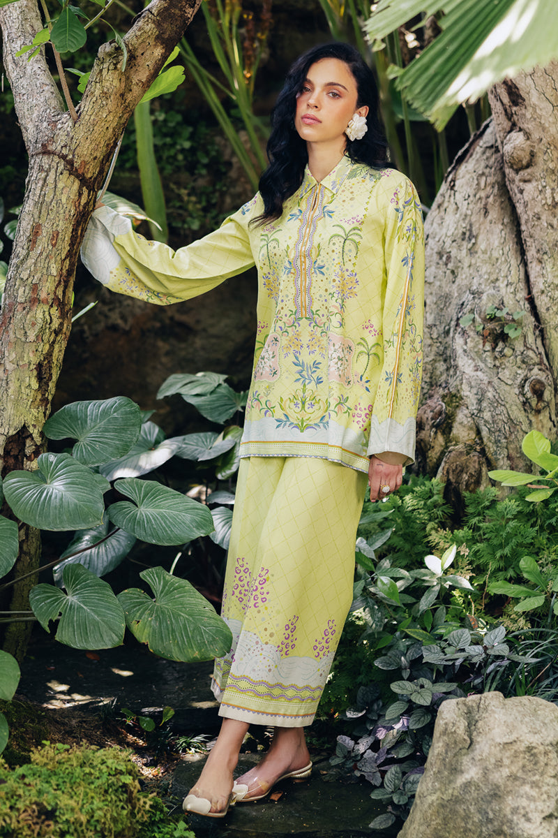 Qalamkar | Printed Co Ords 25 | OP-03 Alva by Qalamkar - Designer Dress - Type: Ladies Clothes - Available at Libayah - 100% Original