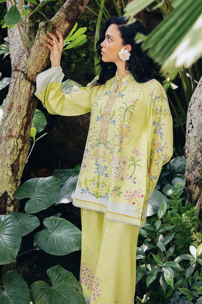 Qalamkar | Printed Co Ords 25 | OP-03 Alva by Qalamkar - Designer Dress - Type: Ladies Clothes - Available at Libayah - 100% Original