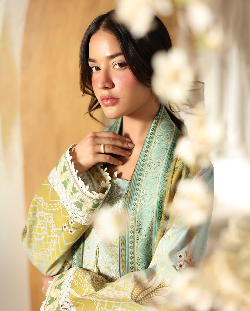 Roheenaz | Pareesa Cambric | Zirwa by Roheenaz - Designer Dress  - Type : Ladies Clothes - Available at Libayah - 100% Original 