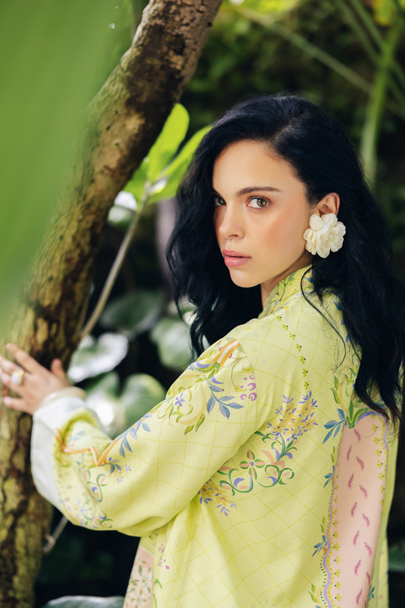 Qalamkar | Printed Co Ords 25 | OP-03 Alva by Qalamkar - Designer Dress - Type: Ladies Clothes - Available at Libayah - 100% Original