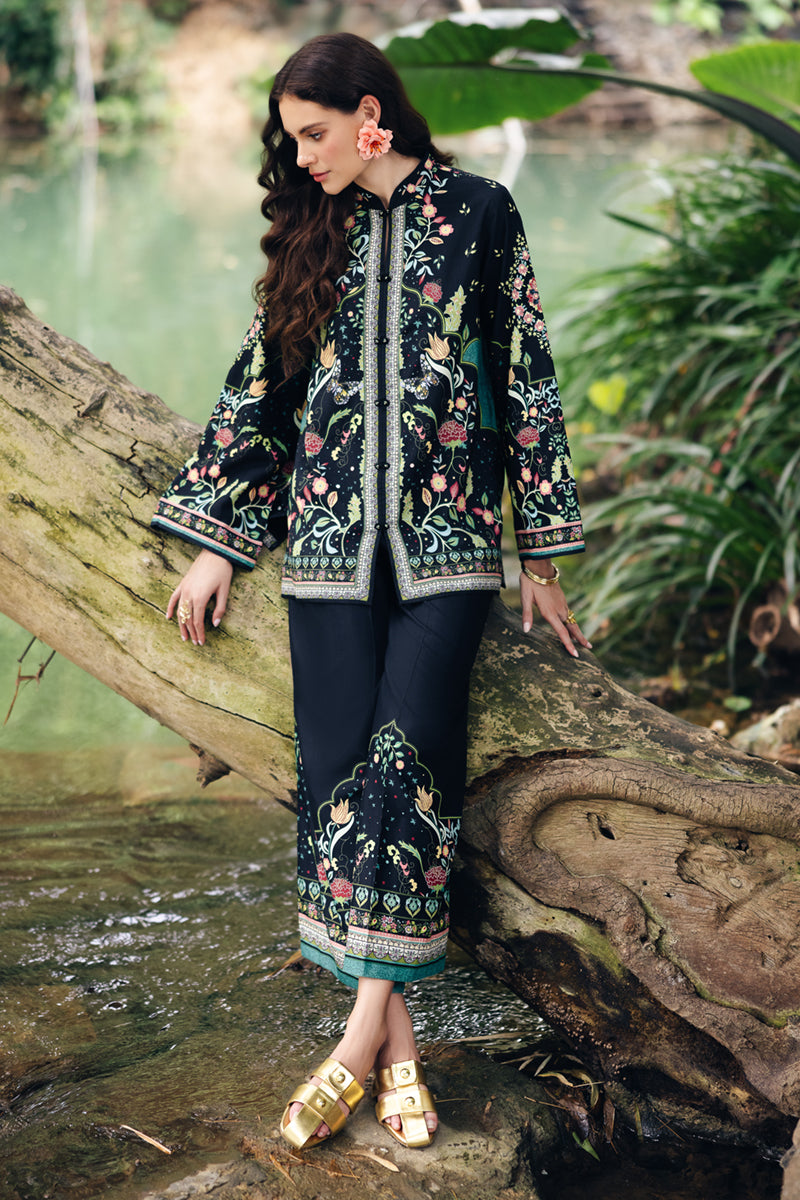 Qalamkar | Printed Co Ords 25 | OP-07 Rane by Qalamkar - Designer Dress - Type: Ladies Clothes - Available at Libayah - 100% Original