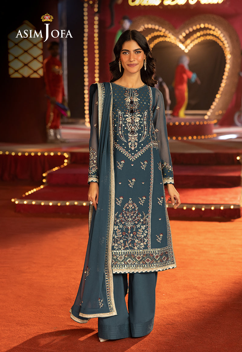 Asim Jofa | Luxury Festive Rejoice | AJLFF-15 by Asim Jofa - Designer Dress - Type: Ladies Clothes - Available at Libayah - 100% Original