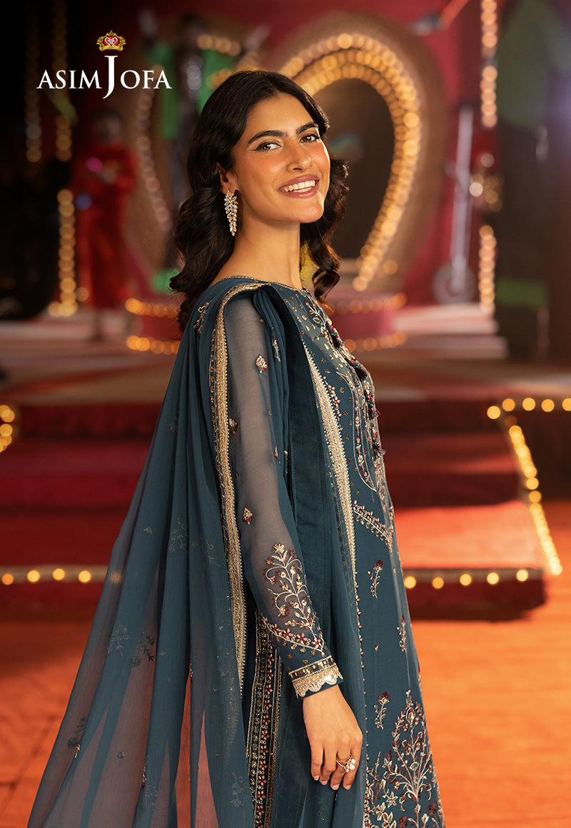 Asim Jofa | Luxury Festive Rejoice | AJLFF-15 by Asim Jofa - Designer Dress - Type: Ladies Clothes - Available at Libayah - 100% Original