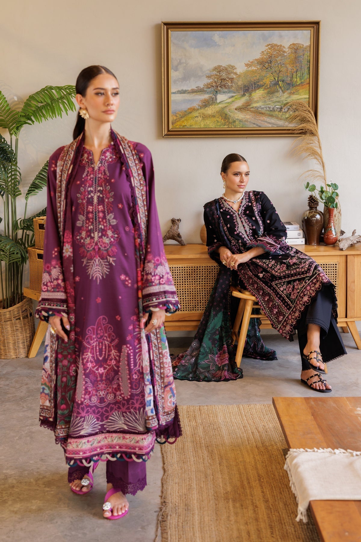 Xenia Formals | Luxury Lawn 25 | VIOLET by Xenia Formals - Designer Dress - Type: Ladies Clothes - Available at Libayah - 100% Original