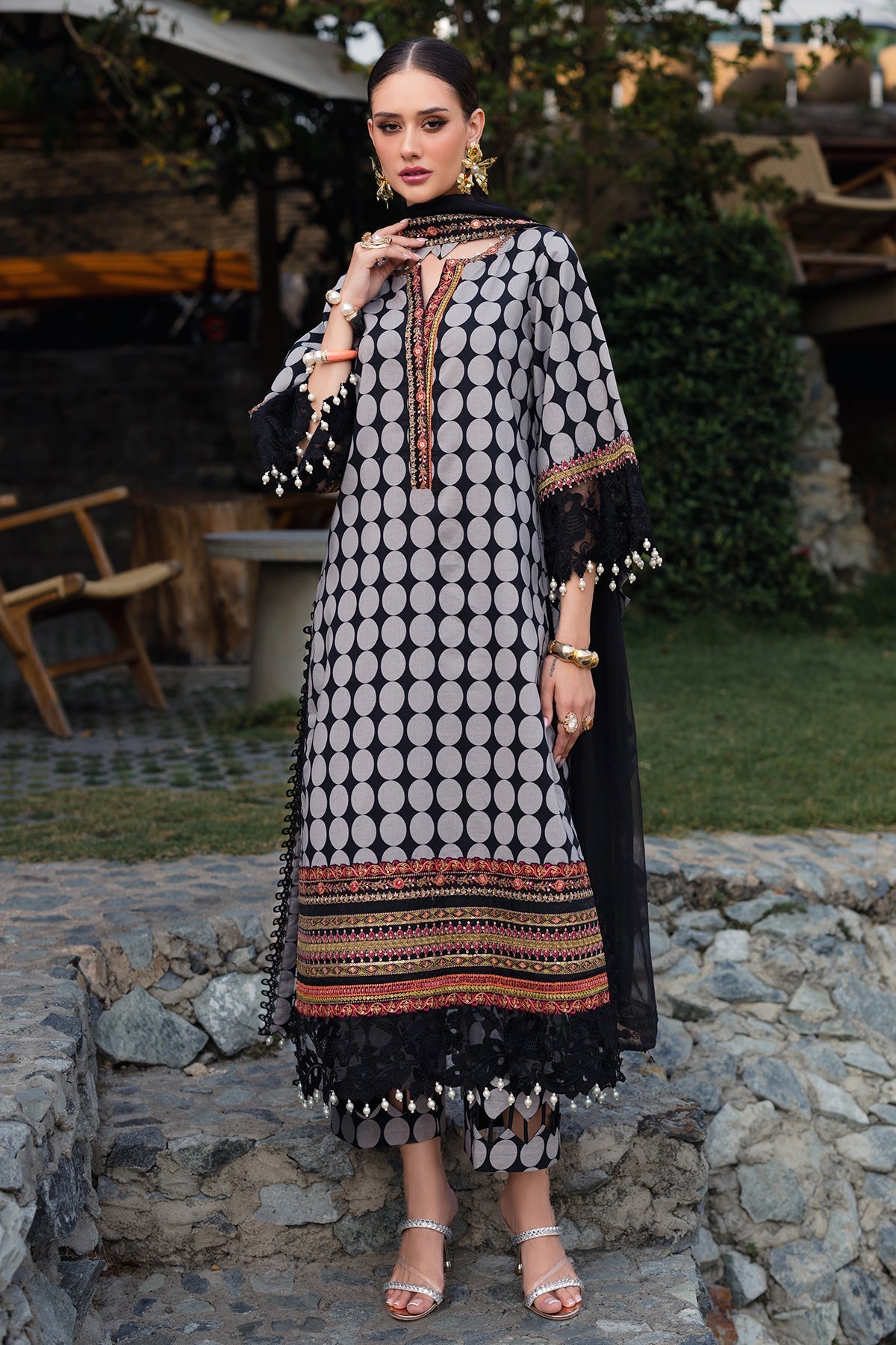 Charizma | Qara Festive Edit 25 |CQ5-01 by Charzima - Designer Dress - Type: Ladies Clothes - Available at Libayah - 100% Original