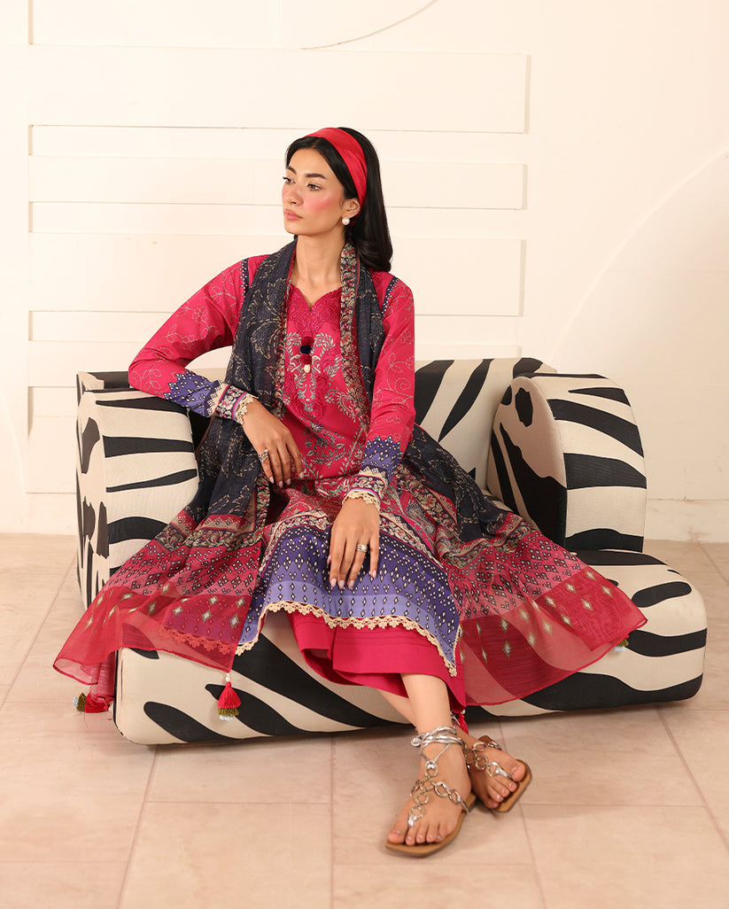 Roheenaz | Pareesa Cambric | Rameen by Roheenaz - Designer Dress  - Type : Ladies Clothes - Available at Libayah - 100% Original 