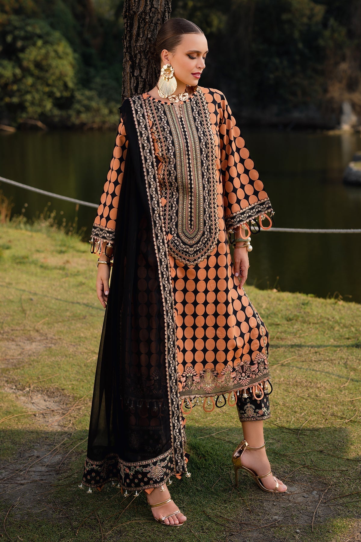 Charizma | Qara Festive Edit 25 | CQ5-02 by Charizma - Designer Dress - Type: Ladies Clothes - Available at Libayah - 100% Original