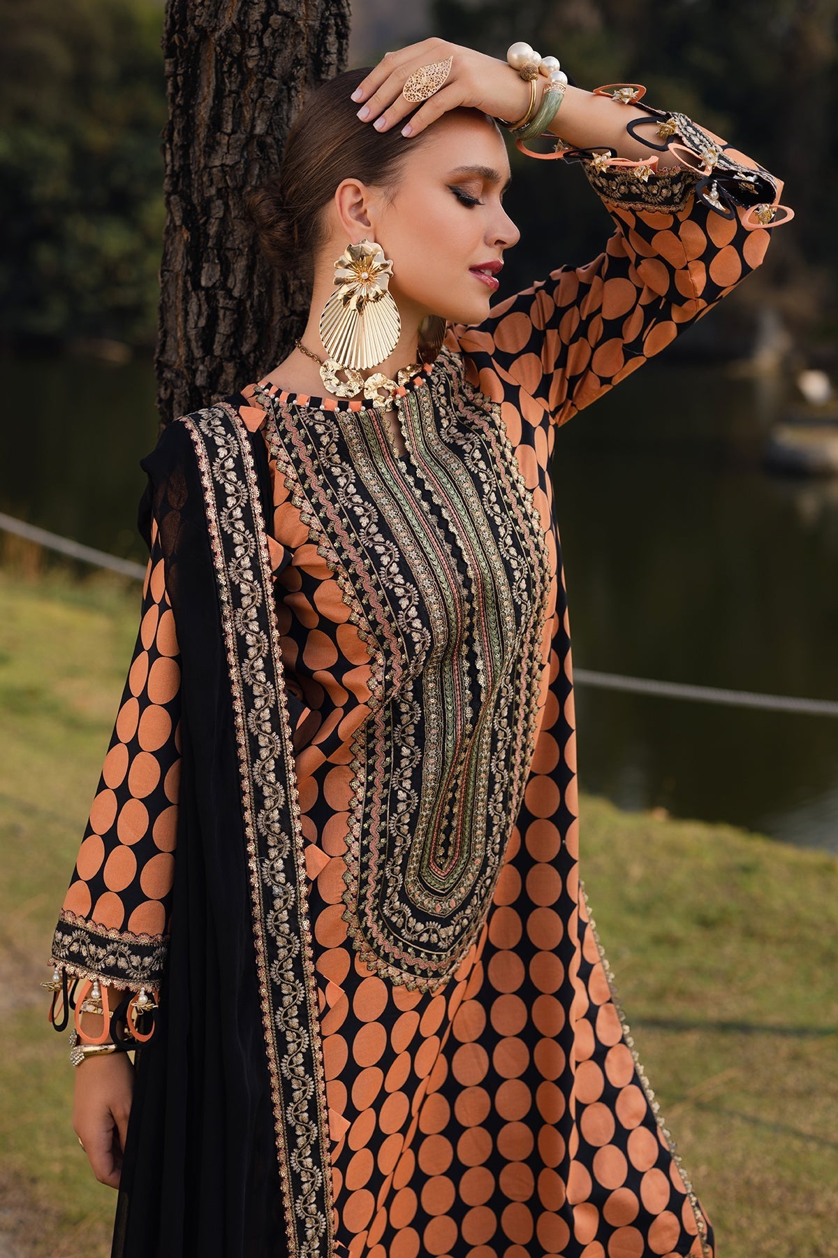 Charizma | Qara Festive Edit 25 | CQ5-02 by Charizma - Designer Dress - Type: Ladies Clothes - Available at Libayah - 100% Original