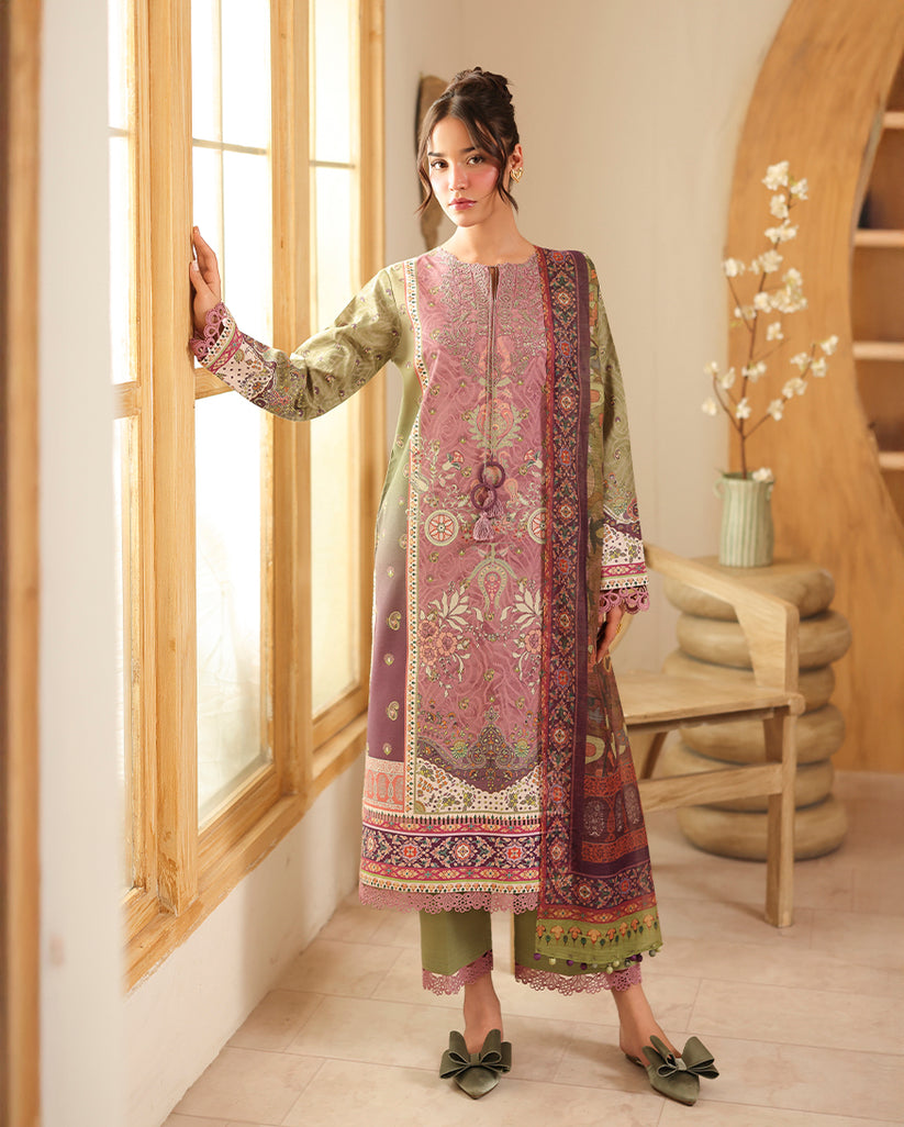 Roheenaz | Pareesa Cambric | Ruhaab by Roheenaz - Designer Dress  - Type : Ladies Clothes - Available at Libayah - 100% Original 