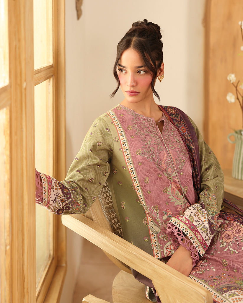 Roheenaz | Pareesa Cambric | Ruhaab by Roheenaz - Designer Dress  - Type : Ladies Clothes - Available at Libayah - 100% Original 