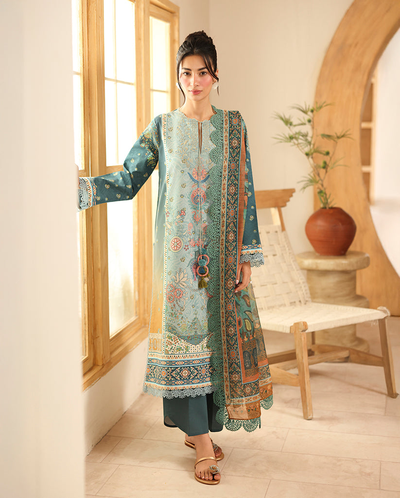 Roheenaz | Pareesa Cambric | Shafia by Roheenaz - Designer Dress  - Type : Ladies Clothes - Available at Libayah - 100% Original 