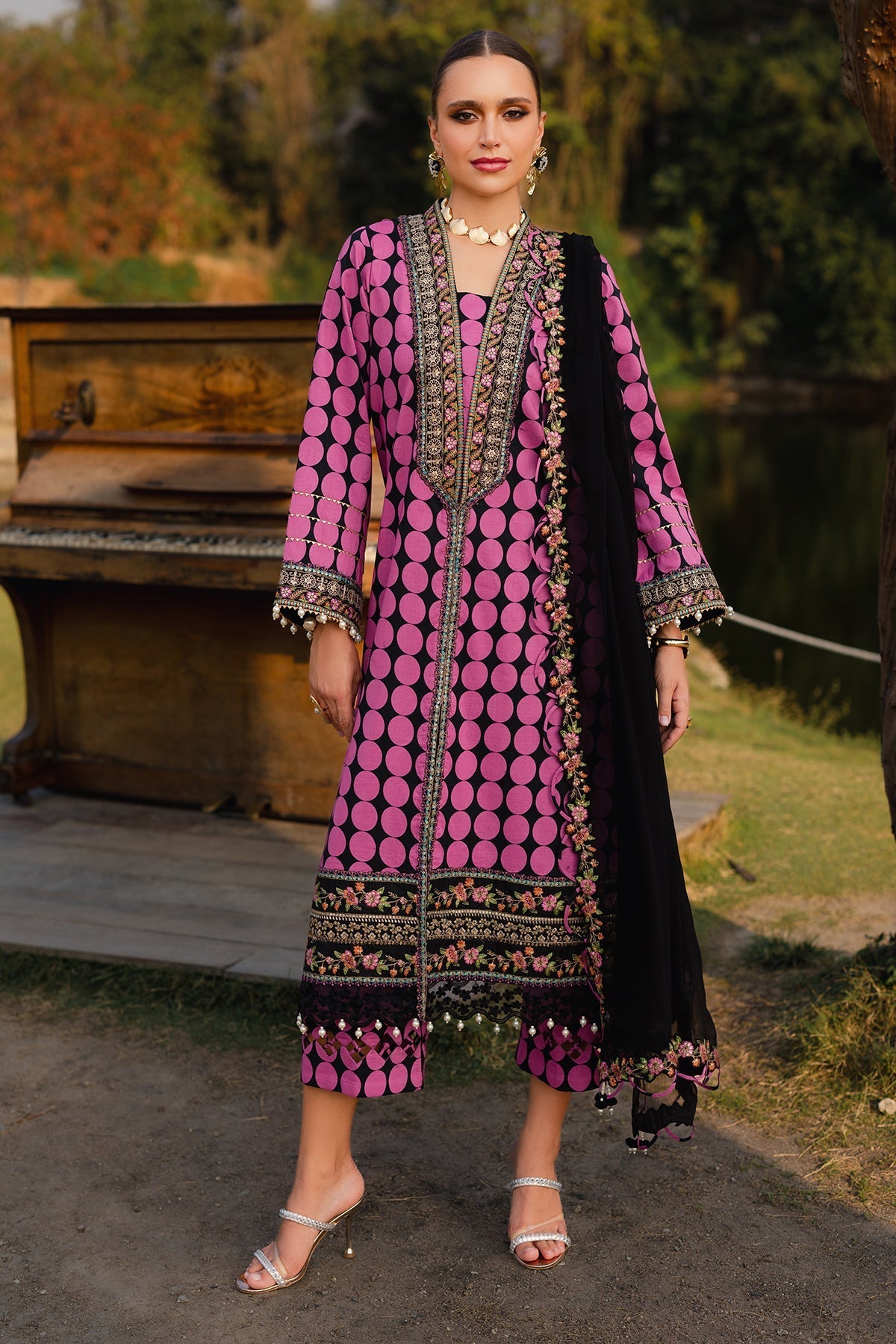 Charizma | Qara Festive Edit 25 | CQ5-07 by Charizma - Designer Dress - Type: Ladies Clothes - Available at Libayah - 100% Original