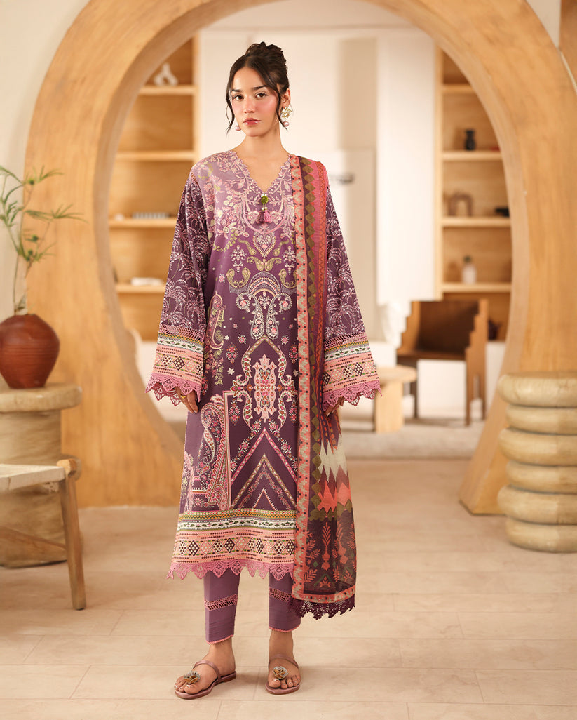 Roheenaz | Pareesa Cambric | Mahveena by Roheenaz - Designer Dress  - Type : Ladies Clothes - Available at Libayah - 100% Original 
