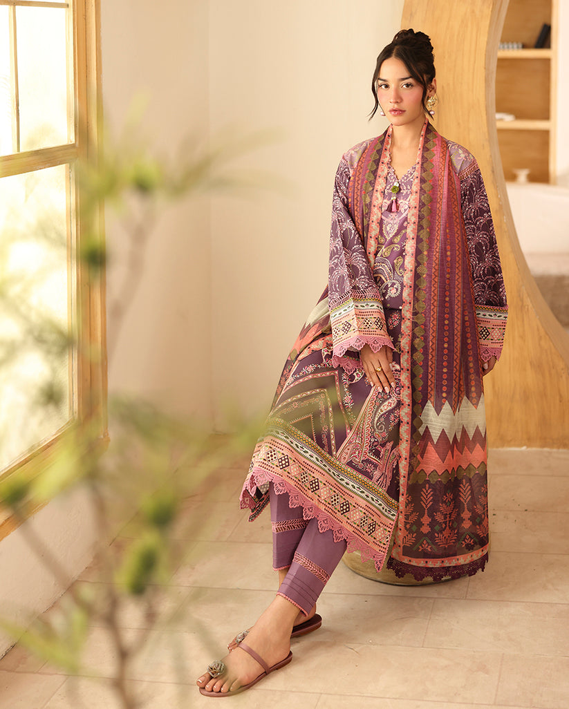 Roheenaz | Pareesa Cambric | Mahveena by Roheenaz - Designer Dress  - Type : Ladies Clothes - Available at Libayah - 100% Original 