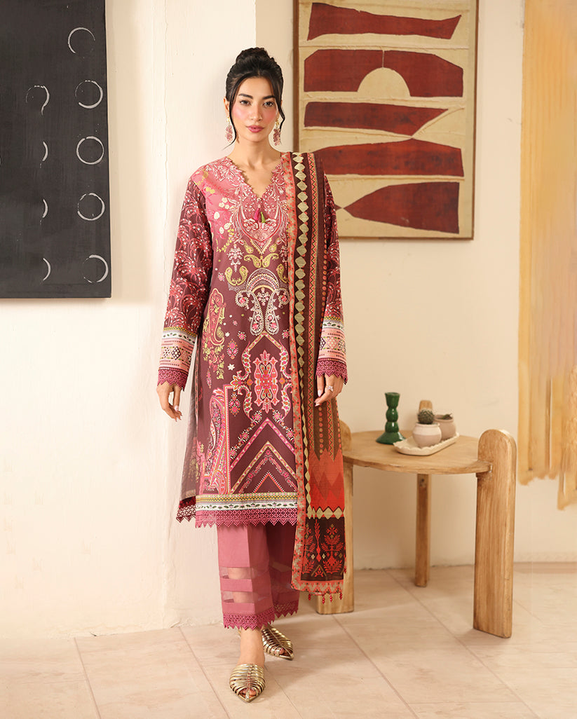 Roheenaz | Pareesa Cambric | Humaina by Roheenaz - Designer Dress  - Type : Ladies Clothes - Available at Libayah - 100% Original 