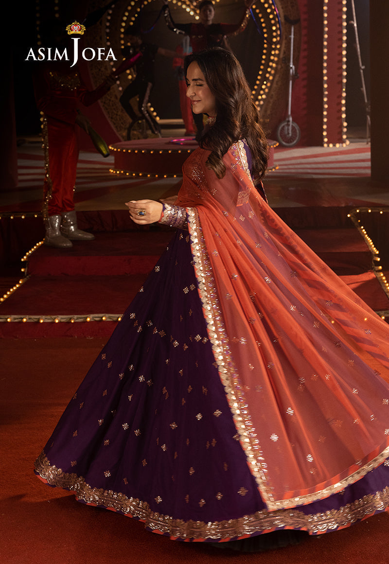 Asim Jofa | Luxury Festive Rejoice | AJLFF-01 by Asim Jofa - Designer Dress - Type: Ladies Clothes - Available at Libayah - 100% Original