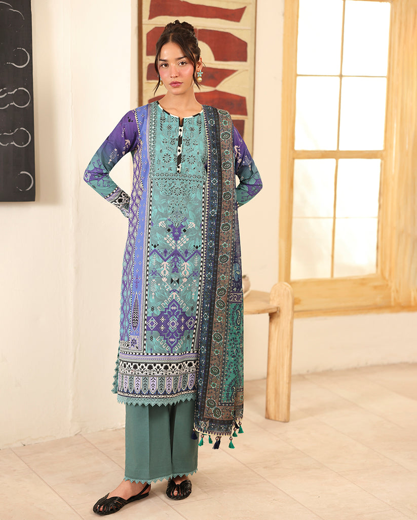 Roheenaz | Pareesa Cambric | Fabeha by Roheenaz - Designer Dress  - Type : Ladies Clothes - Available at Libayah - 100% Original 