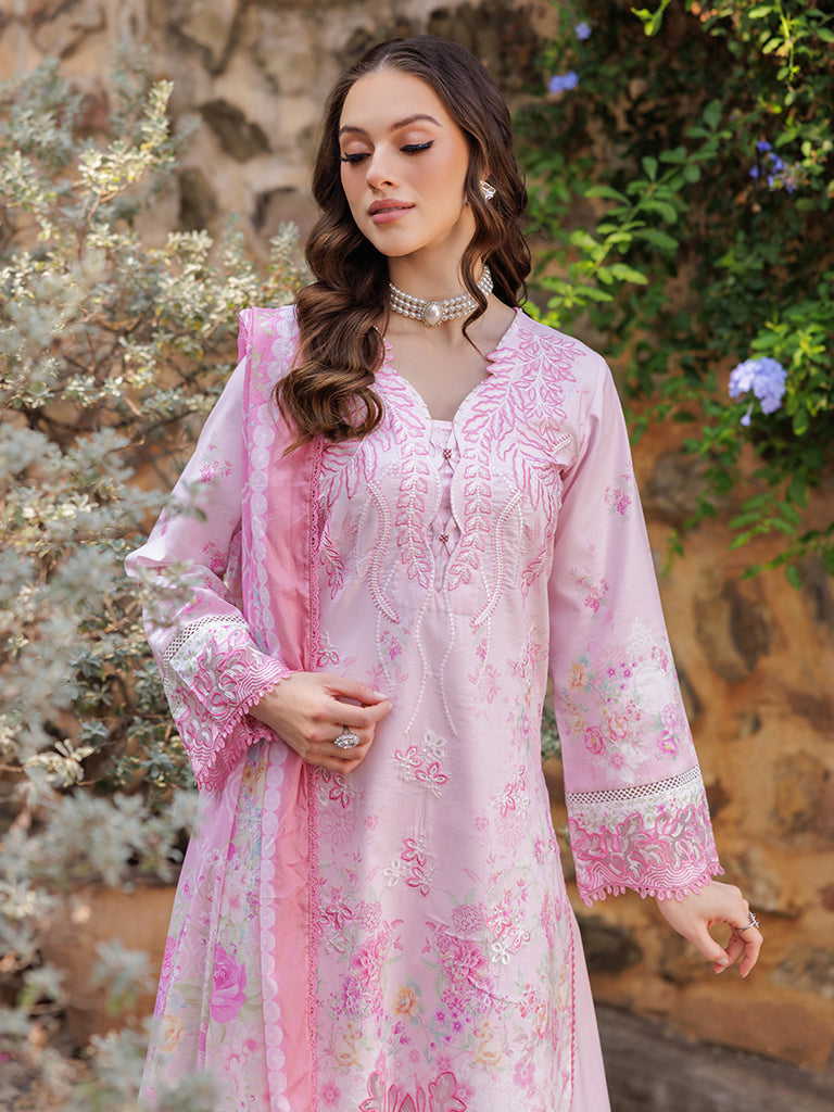 Rajbari | Floral Symphony Lawn 25 | RB-07 by Rajbari - Designer Dress - Type: Ladies Clothes - Available at Libayah - 100% Original