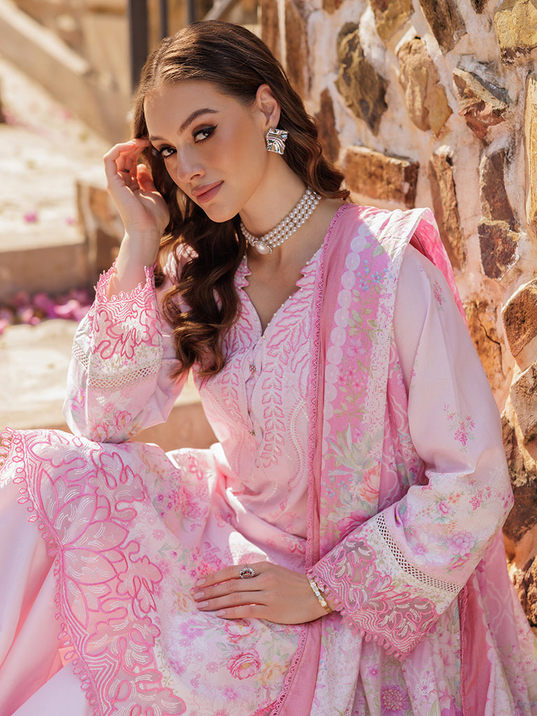 Rajbari | Floral Symphony Lawn 25 | RB-07 by Rajbari - Designer Dress - Type: Ladies Clothes - Available at Libayah - 100% Original
