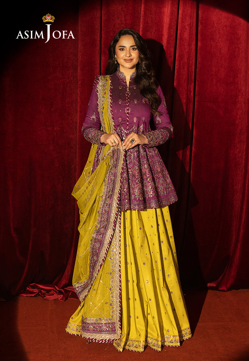 Asim Jofa | Luxury Festive Rejoice | AJLFF-17 by Asim Jofa - Designer Dress - Type: Ladies Clothes - Available at Libayah - 100% Original