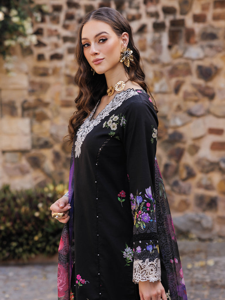 Rajbari | Floral Symphony Lawn 25 | RB-08 by Rajbari - Designer Dress - Type: Ladies Clothes - Available at Libayah - 100% Original