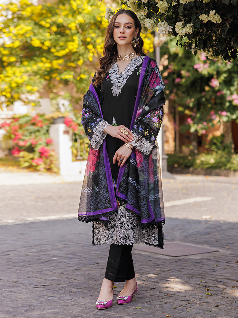 Rajbari | Floral Symphony Lawn 25 | RB-08 by Rajbari - Designer Dress - Type: Ladies Clothes - Available at Libayah - 100% Original