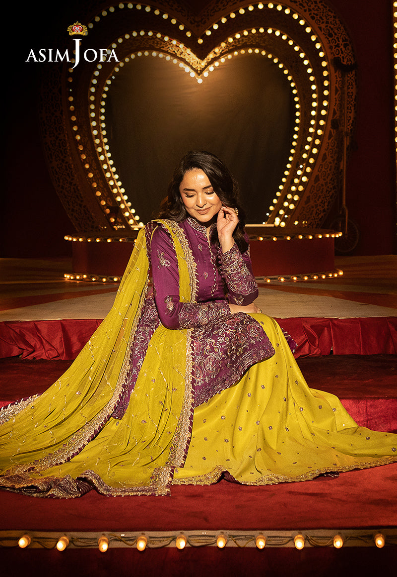 Asim Jofa | Luxury Festive Rejoice | AJLFF-17 by Asim Jofa - Designer Dress - Type: Ladies Clothes - Available at Libayah - 100% Original