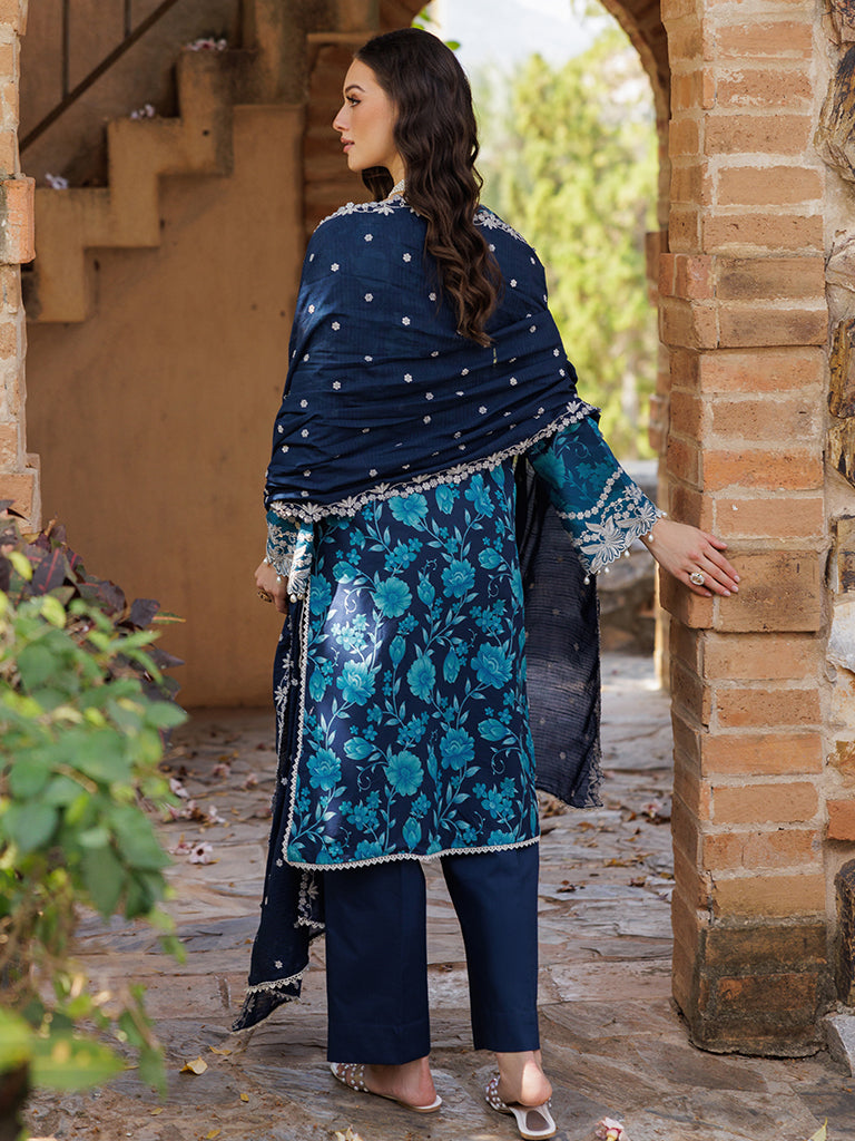 Rajbari | Floral Symphony Lawn 25 | RB-12 by Rajbari - Designer Dress - Type: Ladies Clothes - Available at Libayah - 100% Original