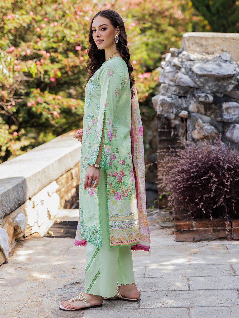 Rajbari | Floral Symphony Lawn 25 | RB-10 by Rajbari - Designer Dress - Type: Ladies Clothes - Available at Libayah - 100% Original
