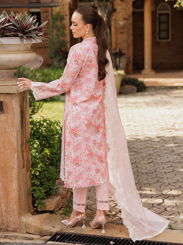Rajbari | Floral Symphony Lawn 25 | RB-03 by Rajbari - Designer Dress - Type: Ladies Clothes - Available at Libayah - 100% Original