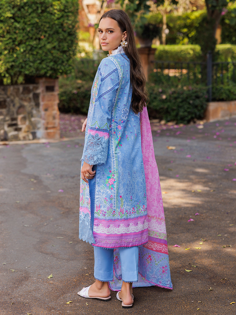 Rajbari | Floral Symphony Lawn 25 | RB-02 by Rajbari - Designer Dress - Type: Ladies Clothes - Available at Libayah - 100% Original